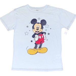 Mickey Mouse star print T-shirt